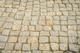 石块路面马赛克背景纹理素材