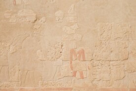 埃及石雕墙背景纹理花纹素材