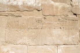 埃及石雕墙背景纹理花纹素材