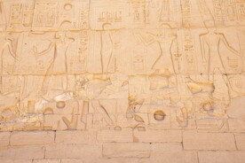 埃及石雕墙背景纹理花纹素材