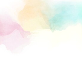 创意水彩抽象艺术画水彩晕染