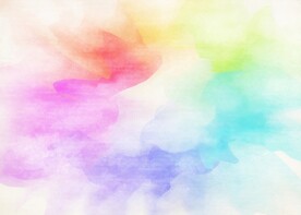 创意水彩抽象艺术画水彩晕染