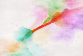 创意水彩抽象艺术画水彩晕染