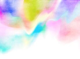 创意水彩抽象艺术画水彩晕染