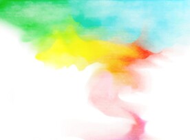 创意水彩抽象艺术画水彩晕染