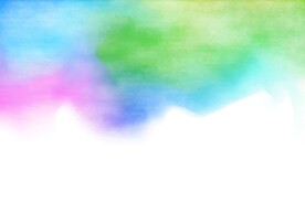 创意水彩抽象艺术画水彩晕染