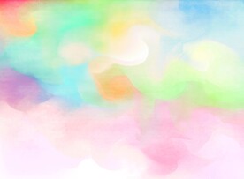 创意水彩抽象艺术画水彩晕染