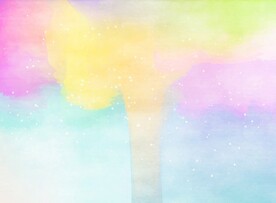 创意水彩抽象艺术画水彩晕染
