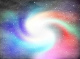 创意水彩抽象艺术画水彩晕染