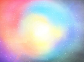 创意水彩抽象艺术画水彩晕染