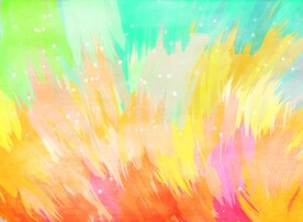 创意水彩抽象艺术画水彩晕染