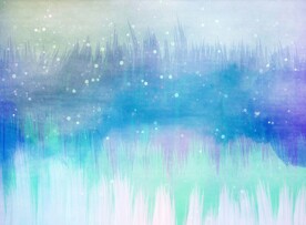 创意水彩抽象艺术画水彩晕染
