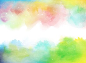 创意水彩抽象艺术画水彩晕染