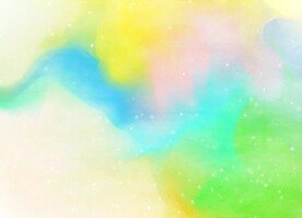 创意水彩抽象艺术画水彩晕染