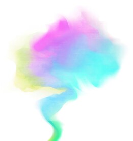 创意水彩抽象艺术画水彩晕染