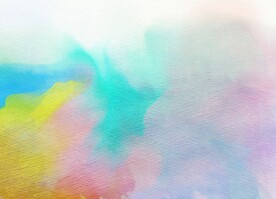 创意水彩抽象艺术画水彩晕染