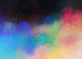 创意水彩抽象艺术画水彩晕染