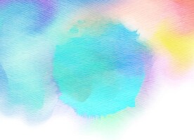 创意水彩抽象艺术画水彩晕染