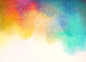 创意水彩抽象艺术画水彩晕染