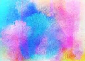 创意水彩抽象艺术画水彩晕染