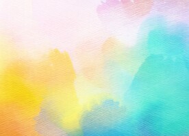 创意水彩抽象艺术画水彩晕染