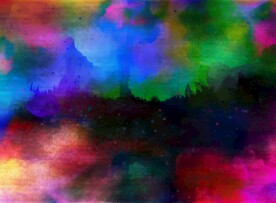 创意水彩抽象艺术画水彩晕染