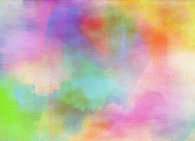 创意水彩抽象艺术画水彩晕染