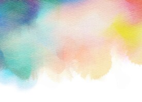 创意水彩抽象艺术画水彩晕染