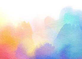 创意水彩抽象艺术画水彩晕染
