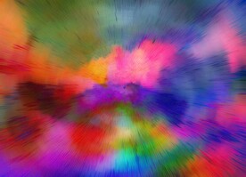 创意水彩抽象艺术画水彩晕染