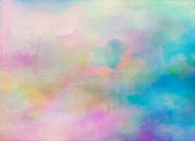 创意水彩抽象艺术画水彩晕染