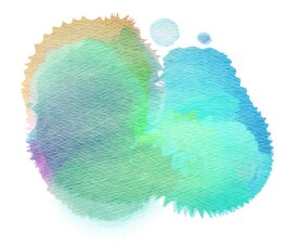 创意水彩抽象艺术画水彩晕染