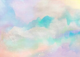 创意水彩抽象艺术画水彩晕染