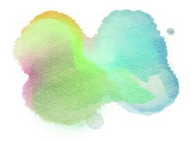 创意水彩抽象艺术画水彩晕染