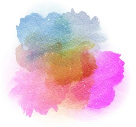 创意水彩抽象艺术画水彩晕染