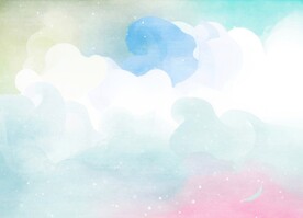 创意水彩抽象艺术画水彩晕染