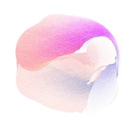 创意水彩抽象艺术画水彩晕染