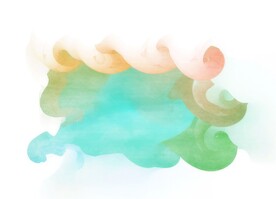 创意水彩抽象艺术画水彩晕染