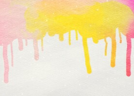 创意水彩抽象艺术画水彩晕染