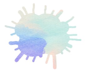 创意水彩抽象艺术画水彩晕染