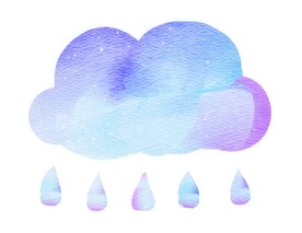创意水彩抽象艺术画水彩晕染