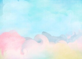 创意水彩抽象艺术画水彩晕染