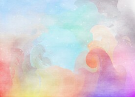 创意水彩抽象艺术画水彩晕染