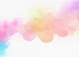 创意水彩抽象艺术画水彩晕染