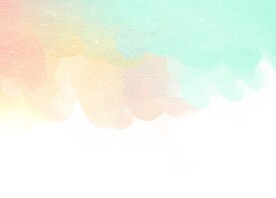 创意水彩抽象艺术画水彩晕染