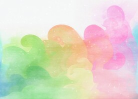 创意水彩抽象艺术画水彩晕染