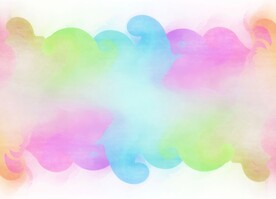 创意水彩抽象艺术画水彩晕染
