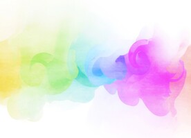 创意水彩抽象艺术画水彩晕染