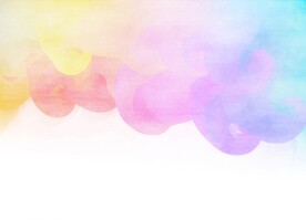创意水彩抽象艺术画水彩晕染