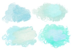 创意水彩抽象艺术画水彩晕染